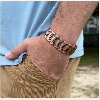 純銅マグネットブレスレット トリプルパワー